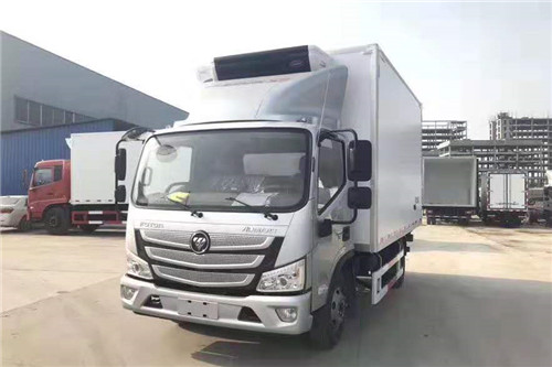 福田歐馬可S3型4米2冷藏車發車瞭