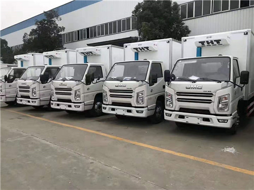 江鈴順達國六藍牌冷藏車批量發車瞭