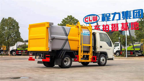 你見過藍牌側裝壓縮垃圾車嗎？