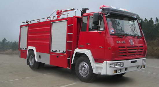 陝汽單橋水罐消防車