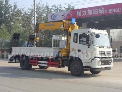 國四東風153随車吊帶平闆