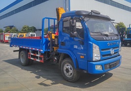 國五躍進廂長3.44米随車吊